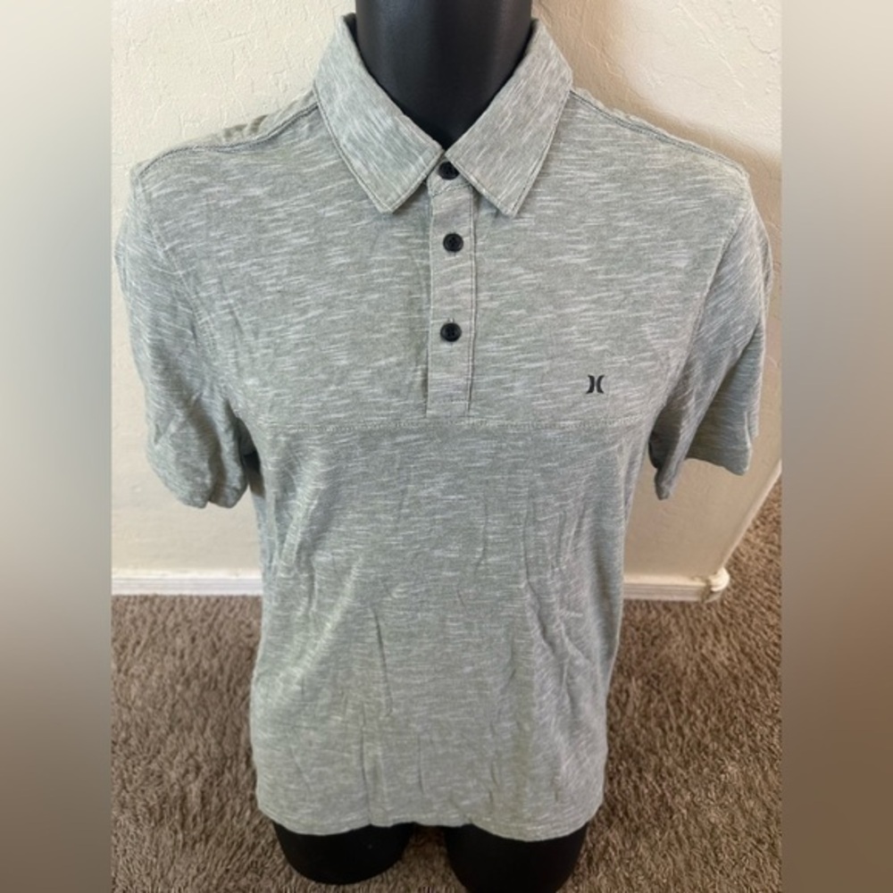 Men’s Hurley polo grey shirt size M medium